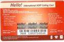 Hello International Calling Card 50