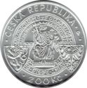 200 Korun (750th anniversary of the foundation of České Budĕjovice)