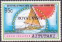Alia Kalia Ndrua, overprinted ROYAL VISIT