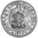 50 Cents (Countermarked Coinage (U.S. Series))