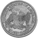 50 Cents (Countermarked Coinage (U.S. Series))