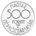 500 Forint (14th World Cup Football 1990 Italy)
