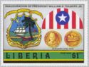Seal & flag of Liberia, $400 commemorative gold coin