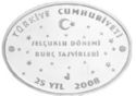 25 New Lira (Yengeç ♋️ Cancer)