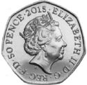 50 Pence (75th Anniversary of the Battle of Britain - 5th Portrait)