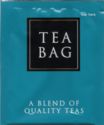 A Blend of Quality Teas, bs white rectangle in the middle