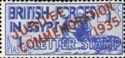 British Forces in Egypt (letter stamp) - overprinted in Red