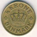 ½ Kroner (HCN ♥ GJ)