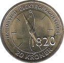 20 Kroner (Hans Christian Ørsted, Electromagnetism)