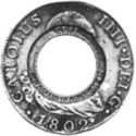 5 Shillings (Holey dollar)