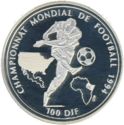 100 Francs (15th World Cup Football 1994 United States)