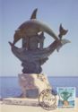 Rethymno. Sculpture of Dolphins