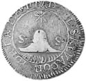 2 Reales (Provisional coinage. Silver 0.633. POR LA LIBERTAD DEL SALVADOR)