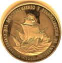 1 Peso (500th Ann. Discover. & Evang. - Sailing ship)