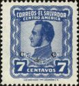 General F. Morazán - overprint C de C