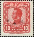 General F. Morazán - overprint C de C