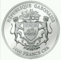 1,000 CFA Francs (Silver Investment Coin. Hologram)
