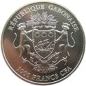 1,000 CFA Francs (65th Silver Investment Coin. Gilted)