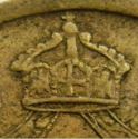 5 Heller (crown with oval base)