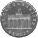 20 Mark (Opening of the Brandenburg Gate 22.12.1989 - Silver editon)