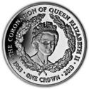1 Crown (The Coronation of Queen Elizabeth)