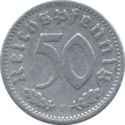 50 Reichspfennig (A, D, E, F, G, J)