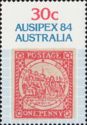 New South Wales 1d stamp from 1850