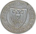 3 Reichsmark (700 Years of Freedom for Lubeck - A)