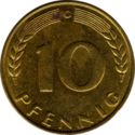 10 Pfennig (D, F, G, J)