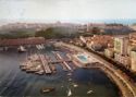 Monaco. The port, the Rainier III pool, the Prince's palace