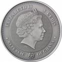 5 Cedis (Parrot Silver Ounce color)