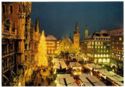 Christmas market on the Marienplatz in Munich.