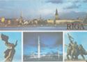 Riga. Panoramic view./Monument of Motherland./Monument to Liberators./Sculpture…