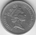 1 Pound (150th Anniversary of Gibraltar Coinage)