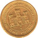 1 Pound (150th Anniversary of Gibraltar Coinage)
