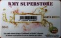 KMY Bonus Card