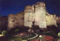 Angers. castle and gardens