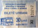 City Bus ticket 2013