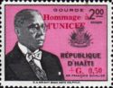 President Duvalier with UNICEF overprint