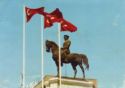 Ankara. Statue of Ataturk, Ulus