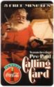 Free 1996 Coca-Cola Coke Promo: Santa With Coke Bottle & Lis