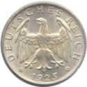2 Reichsmark (A, D, E, F, G, J)