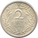 2 Reichsmark (A, D, E, F, G, J)