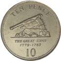 10 Pence (The Great Siege 1779-1783)