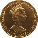 50 Pence (Queen's Golden Jubilee - Gold)