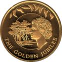 50 Pence (Queen's Golden Jubilee - Gold)