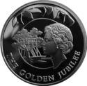 50 Pence (Queen's Golden Jubilee - Silver)