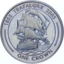 1 Crown (200th Ann. Trafalgar. H.M.S. Victory)