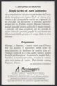 "Anthony of Padua", Padova, Messaggero Ed. - Padova (IT), Veneto - Saints (M)