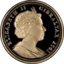 1 Sovereign (2002 Golden Jubilee. Queen Holding the Baby)